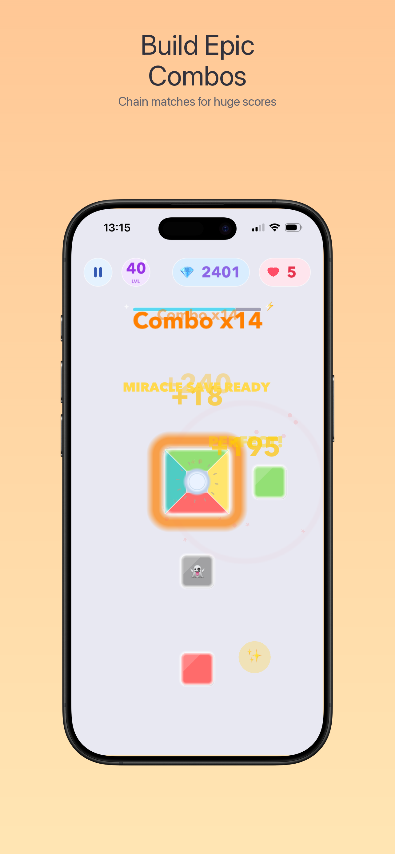 Hue Rush Gameplay - Color matching in action